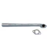 Header Pipe, Drag Low Center Exit 196/212, Chrome