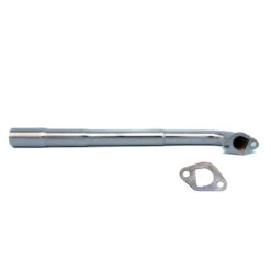 Header Pipe, Drag Low Center Exit 196/212, Chrome